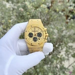 Audemars Piguet Replica Watches Royal Oak 15400OR Custom Moissanite Diamonds 41mm