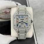 Cartier Replica Watch Santos WSSA0039 Black Rubber Strap BV Factory 39.8mm