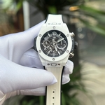 Hublot Fake Watches Big Bang Chronograph King Gold Black Dial 44mm