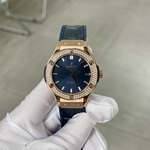 Hublot Fake Watch Big Bang One Click Dial Blue Custom Diamonds Moissanite 39mm
