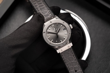 Hublot Replica Watches Big Bang Sang Bleu ll King Gold Black Dial BBF 45mm