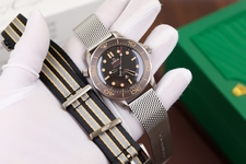 Omega Best Replica Watch Seamaster Aqua Terra Blue Dial Rubber Strap 43mm