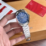 Omega Replica Watch Constellation White Dial Leather Strap 41mm