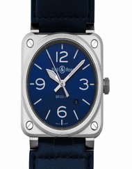 Bell & Ross Instruments BR0392-BLU-ST/SCA