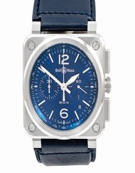 Bell & Ross Instruments BR0394-BLU-ST/SCA
