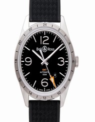Bell & Ross Vintage BRV123-BL-GMT/SRB