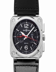 Bell & Ross Instruments BR0394-BLC-ST/SCA