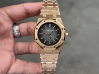 Audemars Piguet Fake Watch Royal Oak Rose Gold White Dial 34mm