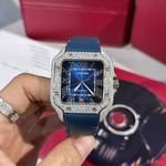 Cartier Replica Watch Santos Demi White Dial BV Factory 35.2mm