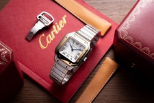Cartier Replica Watch Santos Custom Moissanite Diamonds BV Factory 39.8mm