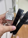 Cartier Replica Watch Santos WSSA0039 Black Rubber Strap BV Factory 39.8mm