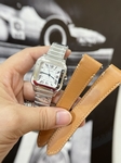 Cartier Replica Watch Santos WHSA0031 Quartz Leather Strap 31x43mm