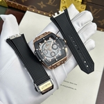Hublot Best Replica Watch Big Bang Unico White Ceramic Rubber Strap BBF Factory 42mm
