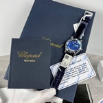 Chopard Rose Gold Wrapped Replica Watch With Moissanite Diamonds 34mm