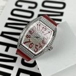 Franck Muller Vanguard V45 Replica Watch With Full RoseGold Diamonds ABF 45mm