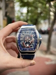 Franck Muller V45 Men’s Replica Watch Blue Rose Gold Case 45mm
