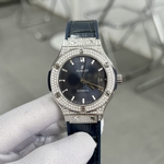 Hublot Fake Watch Big Bang One Click Dial Blue Custom Diamonds Moissanite 39mm