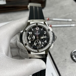 Hublot Fake Watch Big Bang Chronograph Blue Custom Moissanite Diamonds 44mm