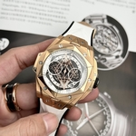 Hublot Fake Watch Big Bang Sang Bleu II King Gold HB Factory 44mm