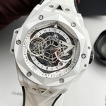 Hublot Fake Watches Big Bang Chronograph King Gold Black Dial 44mm