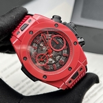 Hublot Best Replica Watch Big Bang Sang Bleu II King Gold White Dial BBF 45mm