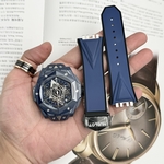 Hublot Best Replica Watch Big Bang Sang Bleu II King Gold White Dial BBF 45mm