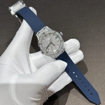 Hublot Fake Watch Big Bang One Click Dial Blue Custom Diamonds Moissanite 39mm