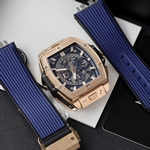 Hublot Replica Watch Big Bang Sang Bleu II Titanium Blue Dial BBF 45mm