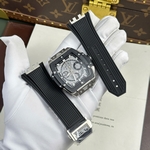 Hublot Replica Watch Big Bang Unico King Gold Rubber Strap BBF Factory 42mm