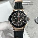 Hublot Replica Watch Classic Fussion Custom Blue Dial Moissanite Diamonds 33mm
