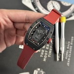 Richard Mille Replica Watch RM51-02 Rose Gold Rubber Strap 40mm