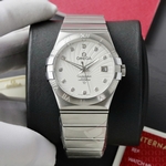 Omega Best Replica Watches Planet Ocean 600M Dial Light Pink VS Factory 43.5mm