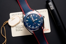 Omega Replica Watch Planet Ocean 600M Dial Black VS Factory 43.5mm