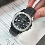 Patek Philippe Replica Watch Aquanaut 5067 Dial Brown Custom Diamonds Moissanite 35.6mm