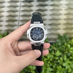 Patek Philippe Replica Watches Aquanaut 5168G Blue Rubber Strap GR Factory 42mm