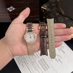 Patek Philippe Clone Watch Nautilus 5719 Full Diamonds Baguette 40mm