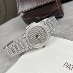 Patek Philippe Replica Watches Nautilus 7010 Womens Black Dial 32mm