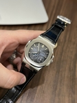 Patek Philippe Replica Watch Aquanaut 5067 Dial Brown Custom Diamonds Moissanite 35.6mm