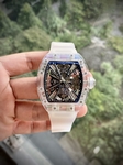 Richard Mille Replica Watch RM59-01 Yohan Blake Tourbillon Carbon Green 43x50mm