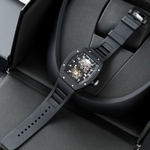 Richard Mille Replica Watch RM055 Carbon White Rubber Strap 45mm