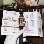 Richard Mille Replica Watch RM12-01 Tourbillon Sapphire Rubber Strap 44mm