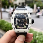 Richard Mille Best Replica Watch RM07-01 Red Carbon Rubber Strap 32x46mm