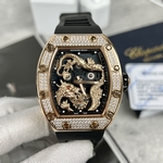 Richard Mille Replica Watch RM055 Bubba Watson Black Ceramic BBR Factory 45mm