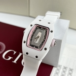 Richard Mille Best Replica Watch RM07-01 Red Carbon Rubber Strap 32x46mm