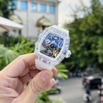 Richard Mille Replica Watch RM51-02 Rhinestone Rubber Strap 40mm