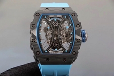 Richard Mille Replica Watches RM07-01 Red Carbon Rubber Strap 32x46mm