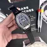Richard Mille Replica Watch RM12-01 Tourbillon Sapphire Rubber Strap 44mm
