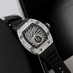Richard Mille Replica Watches RM07-01 Red Carbon Rubber Strap 32x46mm