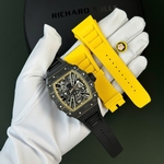 Richard Mille Replica Watch RM59-01 Yohan Blake Tourbillon Carbon Green 43x50mm