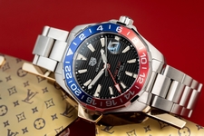 Tag Heuer Aquarace Replica Watch Black Dial Metal Strap 41mm